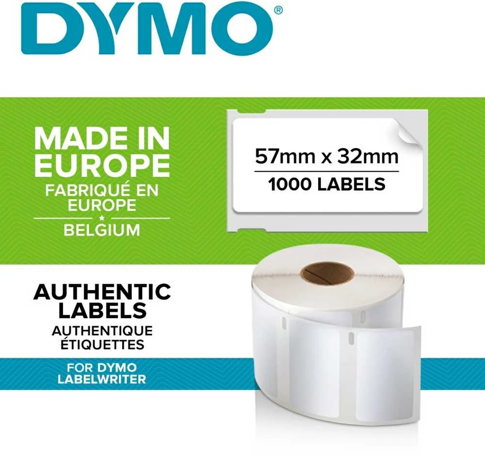Etiketės DYMO LabelWriter 32x57 mm, 1000 vnt. / S0722540 11354