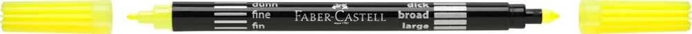 Flomasteriai Faber-Castell, dvipusiai, 10 neoninių spalvų
