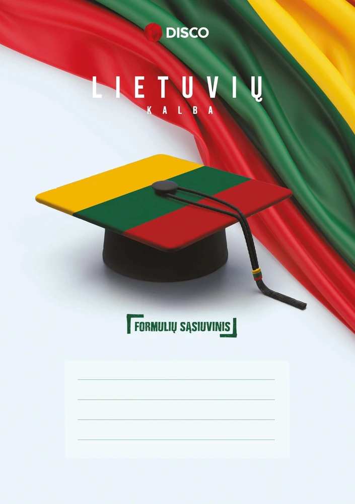 Realister Formulių sąsiuvinis, lietuvių k, 50 lapų, linijomis