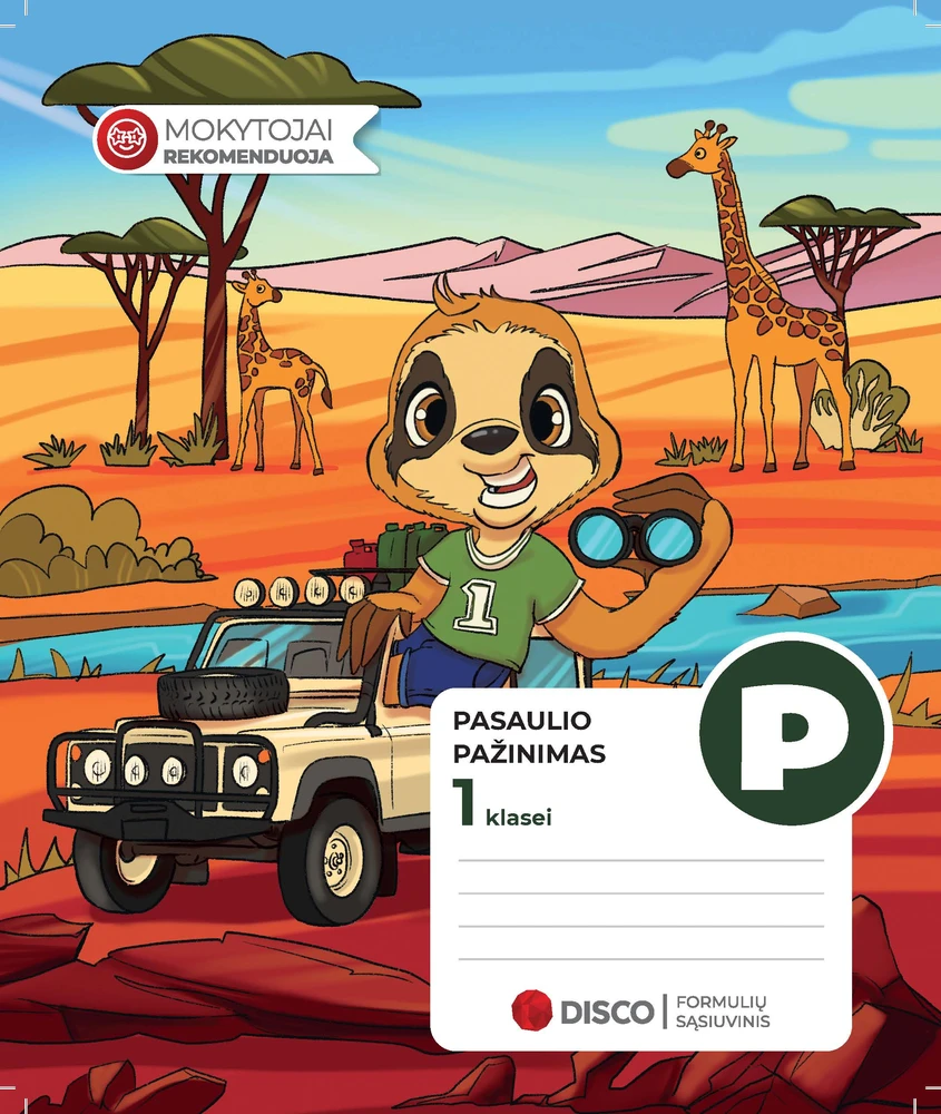 Disco Products Formulių sąsiuvinis pradinukams (1 klasė), Pasaulio pažinimas, 14 lapų, langeliais