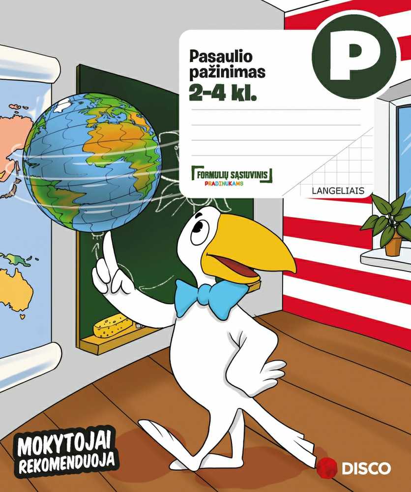 Caison Formulių sąsiuvinis pradinukams (2-4 klasės), Pasaulio pažinimas, 14 lapų, langeliais