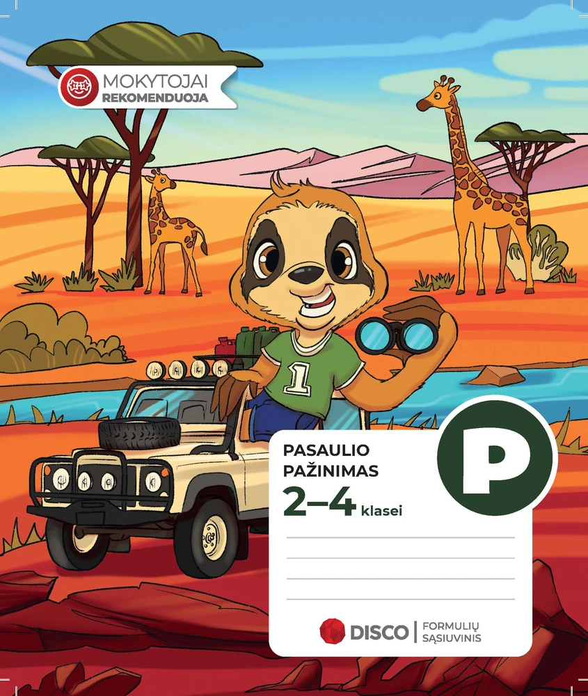 Caison Formulių sąsiuvinis pradinukams (2-4 klasės), Pasaulio pažinimas, 14 lapų, langeliais