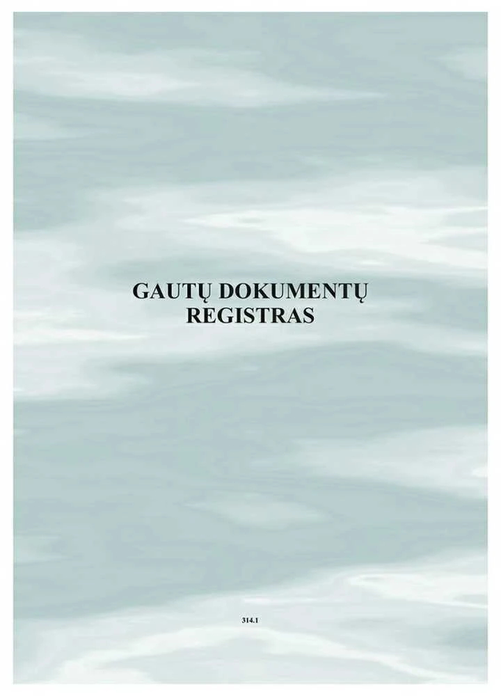 Burokrat Gautų dokumentų registras, A4, 36 lapai