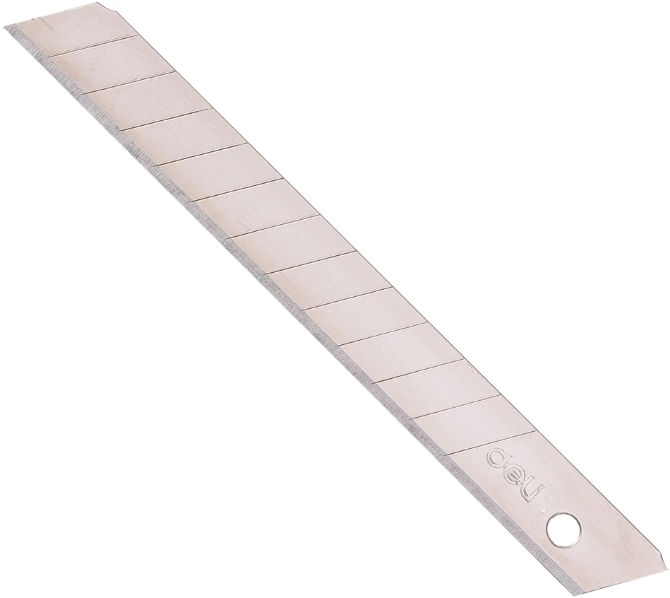 Geležtės kanceliariniam peiliukui DELI 9mm SK5, 10 vnt/pak