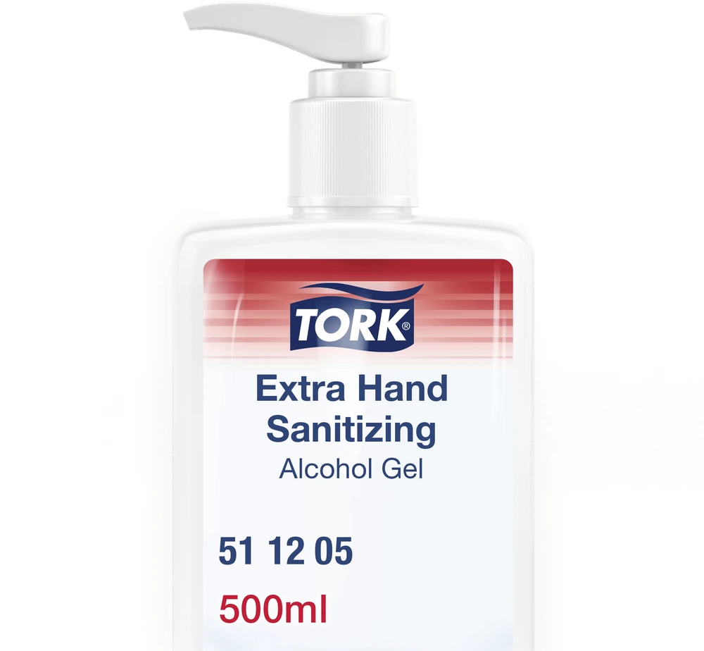 Gelinis rankų dezinfekantas Tork Extra, (511205), 500ml