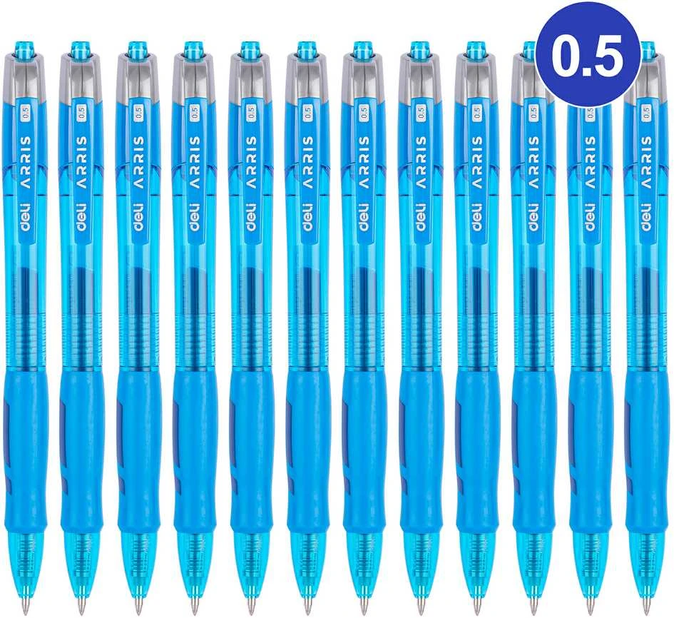 Delli Gelinis rašiklis Deli G08 0.5mm mėlynas