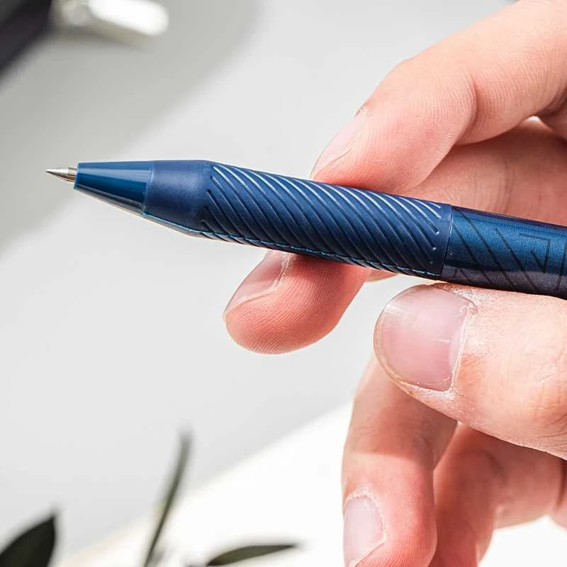 Gelinis rašiklis DELI Geni 0.7mm, mėlynos spalvos