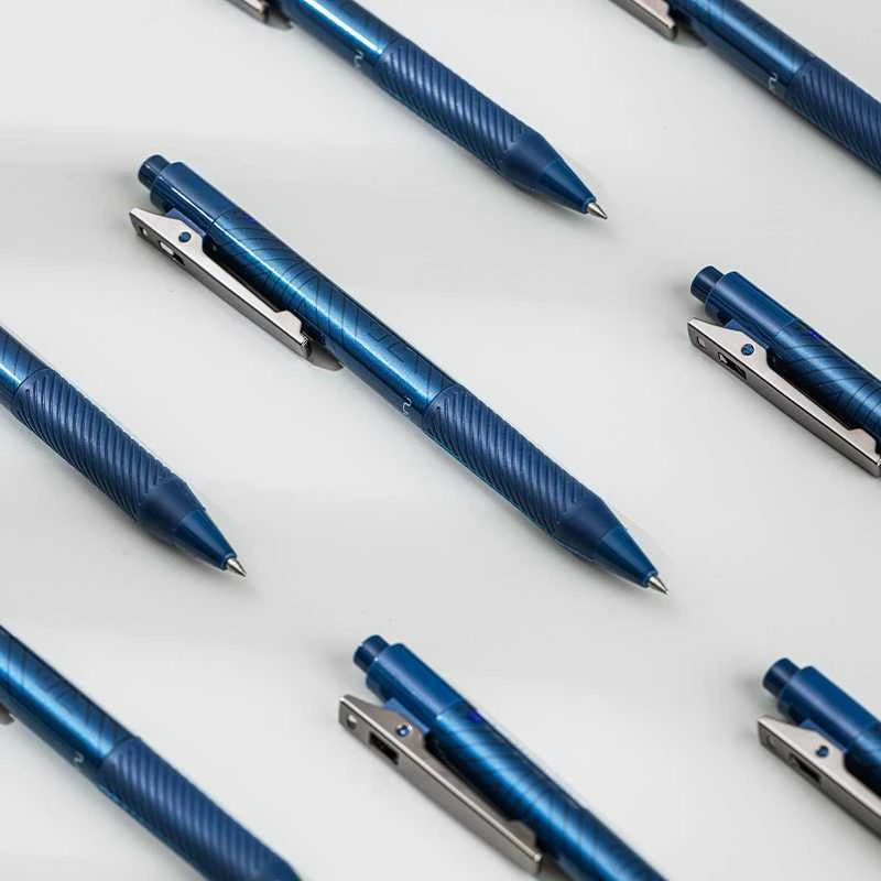 Gelinis rašiklis DELI Geni 0.7mm, mėlynos spalvos