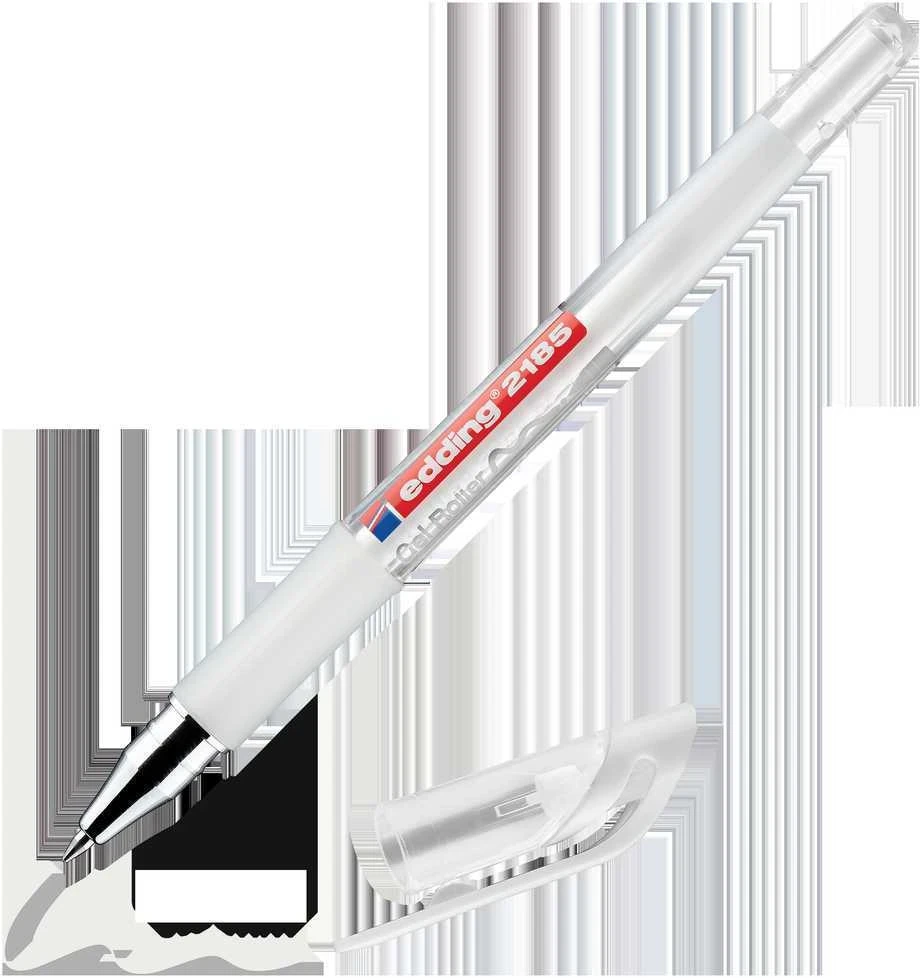 Gelinis rašiklis Edding 2185 0,7mm, baltos spalvos gelis