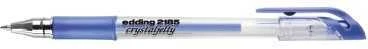 Gelinis rašiklis Edding Gel Roller 2185, 0.7mm, šviesiai mėlynos metallic spalvos