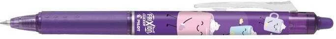 Pilot Pen Gelinis rašiklis Pilot Frixion Clicker Fancy Violet 0.7 mm, ištrinamas, mėlynas rašalas