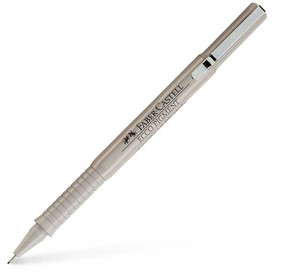 Grafinis rašiklis Faber-Castell Ecco Pigment, 0.7mm, juodos spalvos