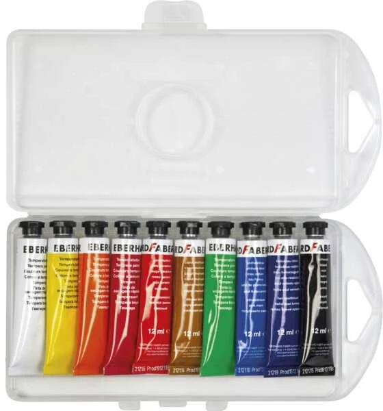 Guašas EberhardFaber 10 spalvų x 18ml