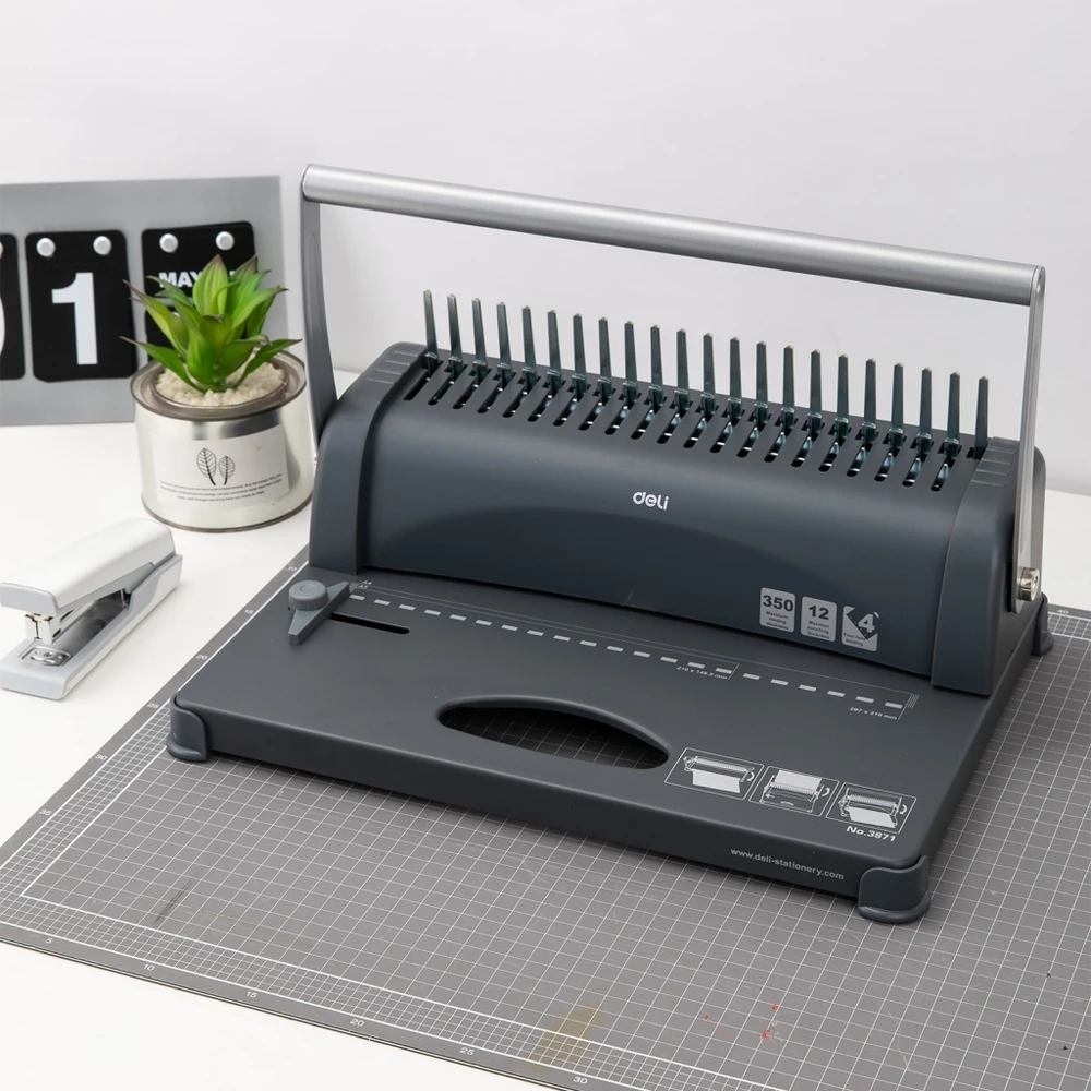 Deli Office Kombinuotas dokumentų surišėjas Deli E3871