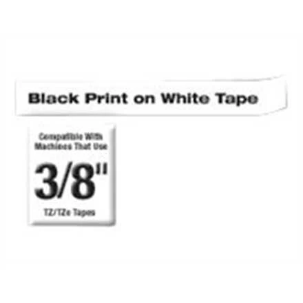 Brother | TZe-221 Laminated Tape | Juodas on Baltas | TZe | 8 m | 9 cm