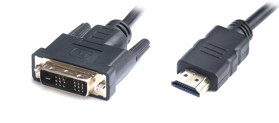 Kabelis REAL-EL HDMI-DVI M-M 1 juodos spalvos 1.8m