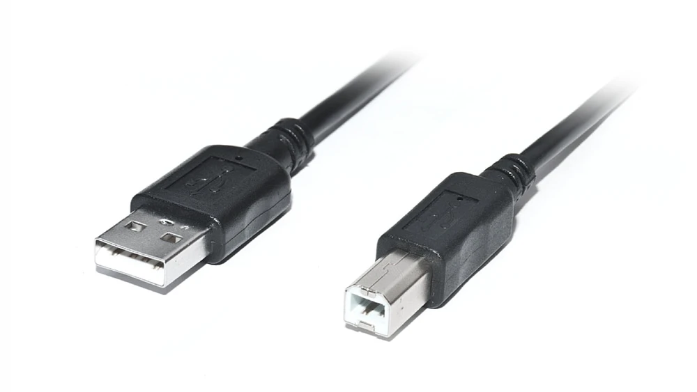 Kabelis REAL-EL USB 2 juodos spalvos 2m