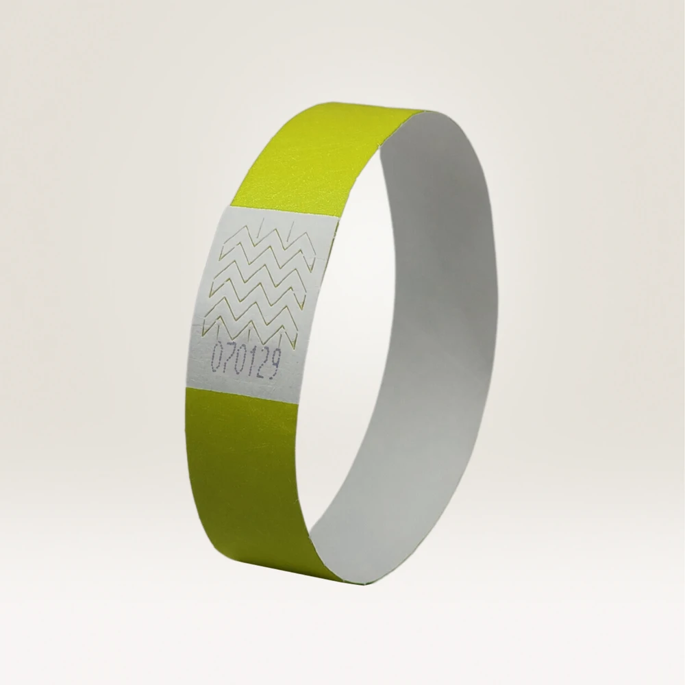 Avery Zweckform Kontrolinė renginių apyrankė Tyvek neoninės geltonos spalvos 265x19mm