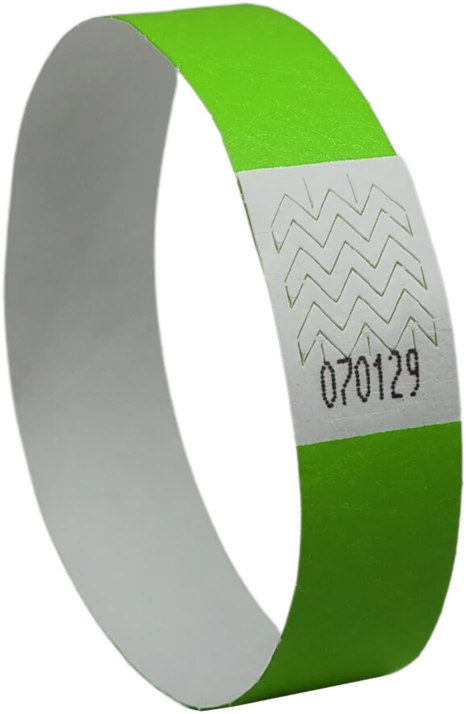 Avery Zweckform Kontrolinė renginių apyrankė Tyvek neoninės žalios spalvos 265x19mm