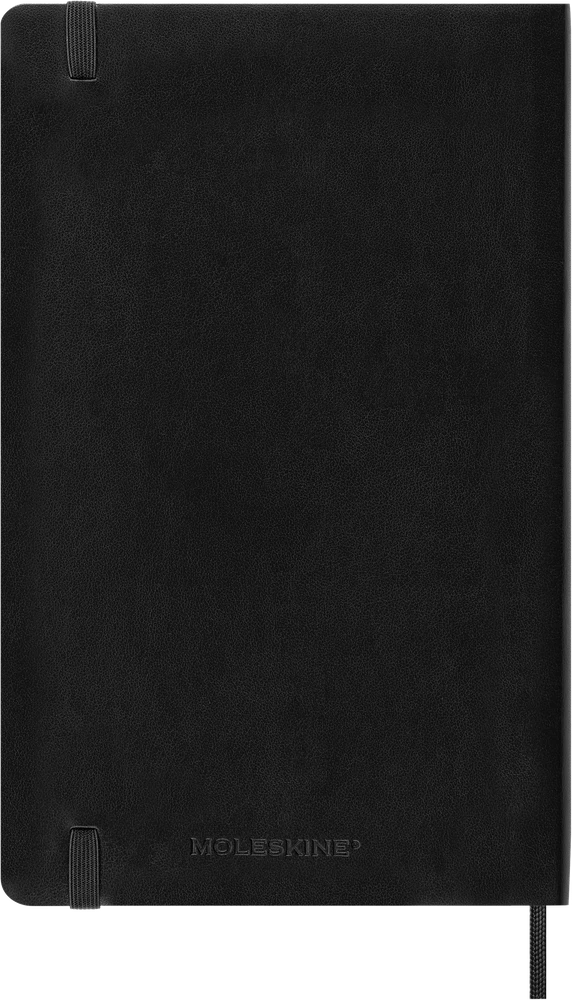 Bookshop Kalendorius-užrašų knygelė Moleskine 18 mėnesių 2025/26 13x21cm, savaitės, minkštas viršelis, juoda spalva