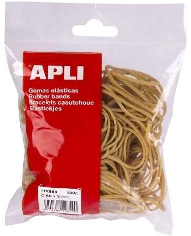 Kanceliarinės gumelės Apli, 60mmx2,100g