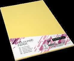 Kartonas College A4/20l, 160g/m2, aukso spalvos GO22
