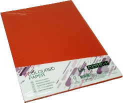 Kartonas College A4/20l, koralų raudonos spalvos CO44, 160g/m2, palaidi lapai