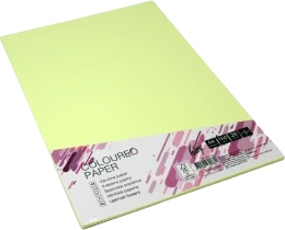 Kartonas College YE23, A4, 160g/m2,20lapų, geltonos spalvos