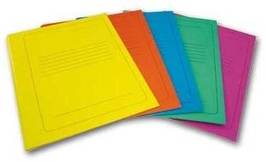 Smlt Art Kartoninis segtuvėlis SMLT A4 300g, geltonas su spauda ir įsegėle