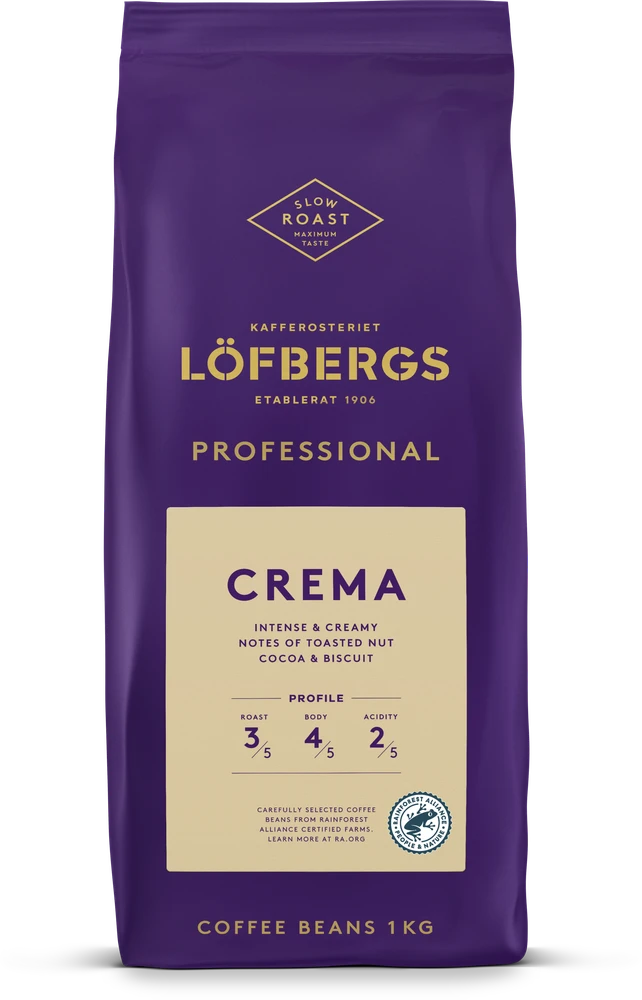 Melna Coffee Kavos pupelės PROFESSIONAL CREMA, 1kg