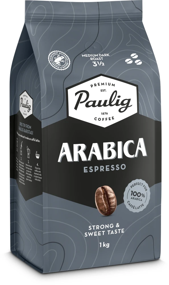 Kavos pupelės PAULIG ARABICA ESPRESSO, 1kg