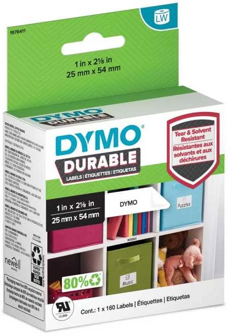 DYMO LW - LW Durable Labels - 25 x 54 mm - 1976411 Balta Lipni spausdintuvo etiketė