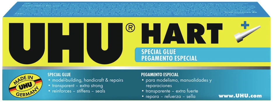 Klijai plastikui UHU Hart, 35g