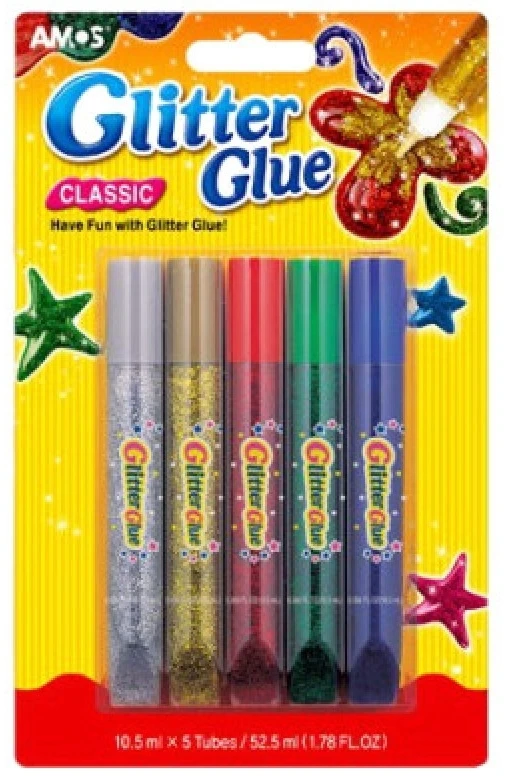 Klijai su blizgučiais Amos Classic 5 vnt. – 10.5 ml