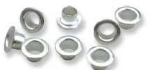 Kniedės Kangaro BPE-01, 6mm, 100vnt. sidabro spalvos