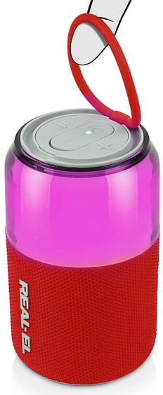 Kompiuterio kolonėlės Kolonėlės REAL-EL X-705 raudonos spalvos