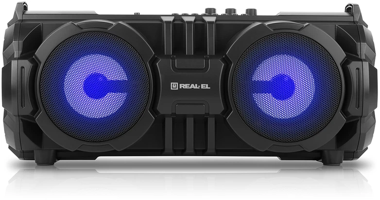 Kompiuterio kolonėlės Kolonėlės REAL-EL X-737 juodos spalvos