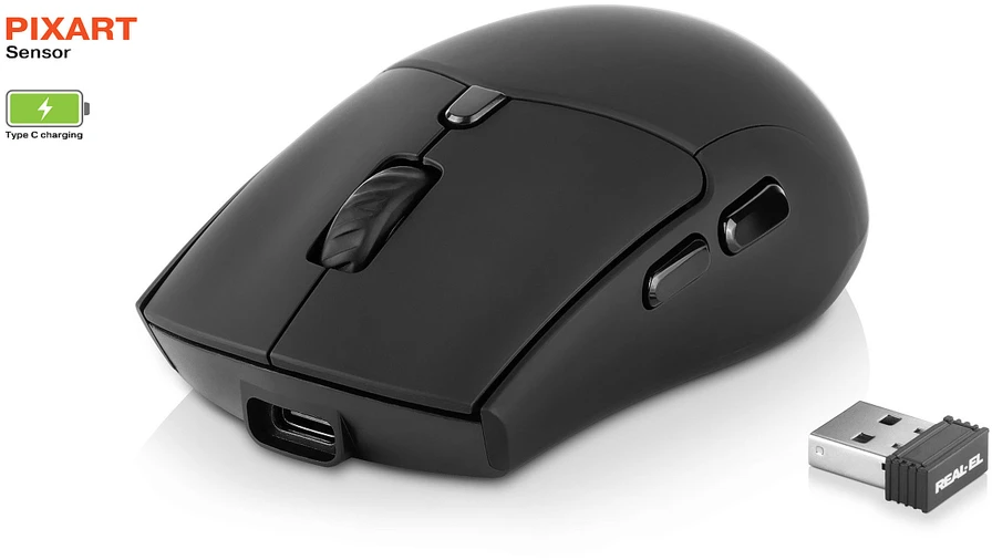 Kompiuterinė pelė REAL-EL RM-460W