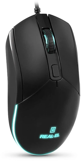 Kompiuterinė pelė REAL-EL RM-515 juodos spalvos
