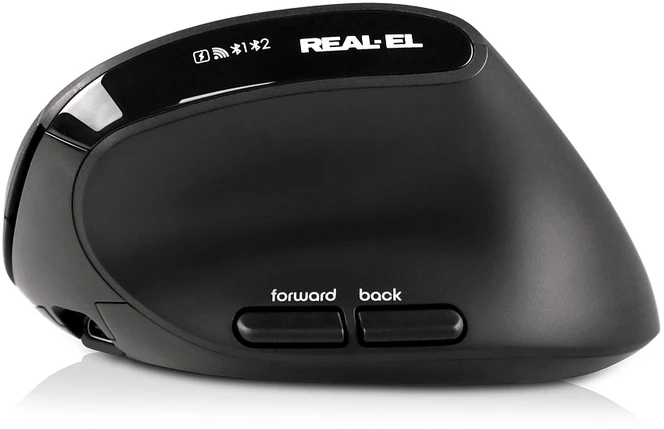 Kompiuterio pelė REAL-EL RM-490W Ergonomiška