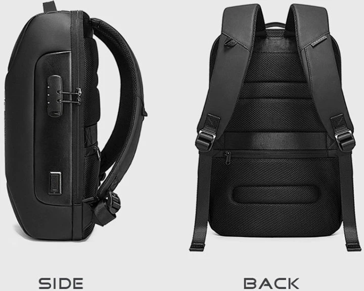 Kuprinė Bange 7216, 15,6″ su USB, pilkos spalvos