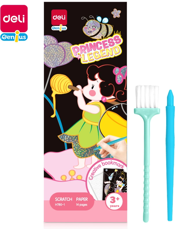 Kūrybinis raižymas DELI Princess 14 lapų