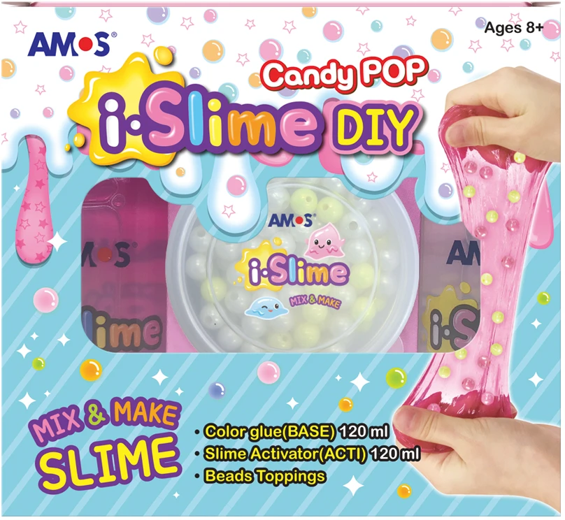 Kūrybinis Slime masės gaminimo rinkinys Amos iSlime Candy POP