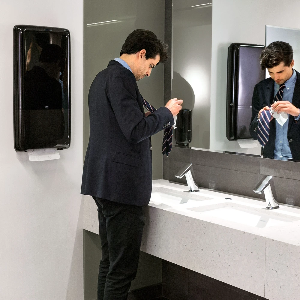 Laikiklis rankšluosčiams Tork PeakServe Continuous H5, (552508), juodos spalvos, plastikinis