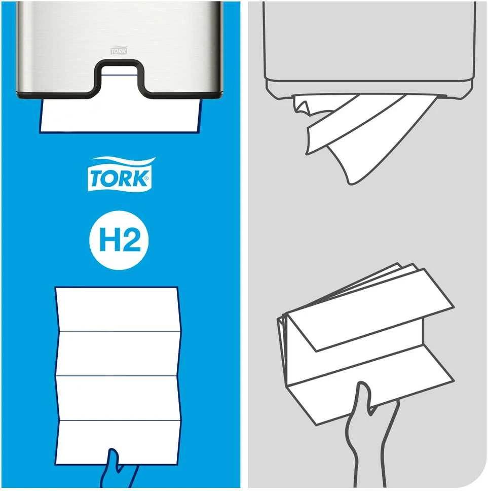 Laikiklis popieriniams rankšluosčiams TORK Express Multifold, 468 x 317 x 101 mm (460004)
