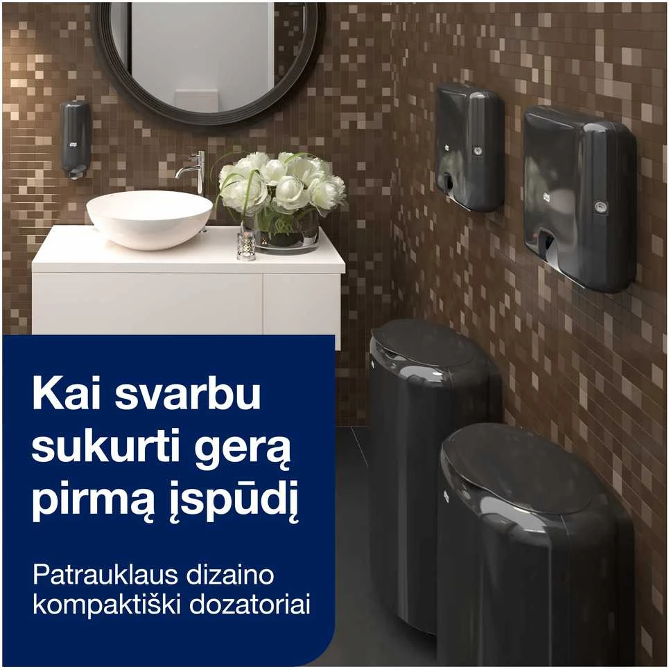 Popierinių rankšluosčių dalytuvas Tork Xpress Multifold Mini