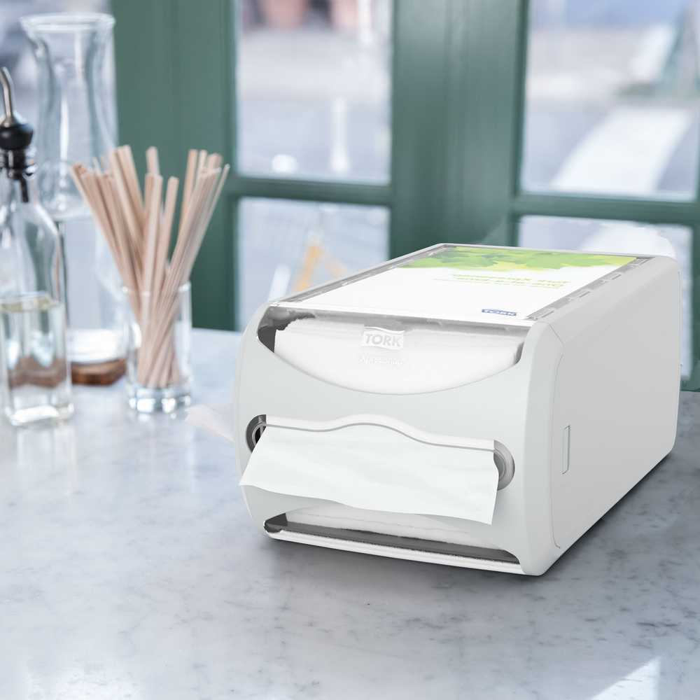 Laikiklis stalo servetėlėms Tork Counter N4 (272513), pilkos spalvos, plastikinis