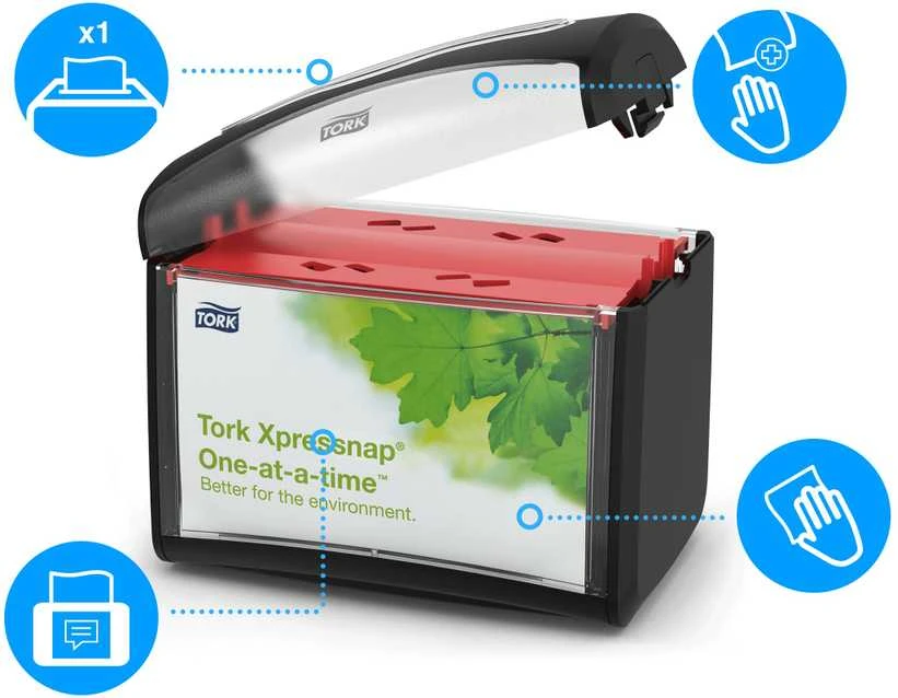 Servetėlių dozatorius TORK XPRESSNAP TABLETOP, 20.1 x 15.5 x 15 cm, (272611)