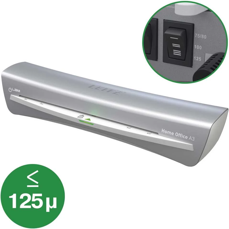 Laminavimo aparatas LEITZ iLAM HOME OFFICE, A3, pilka sp.