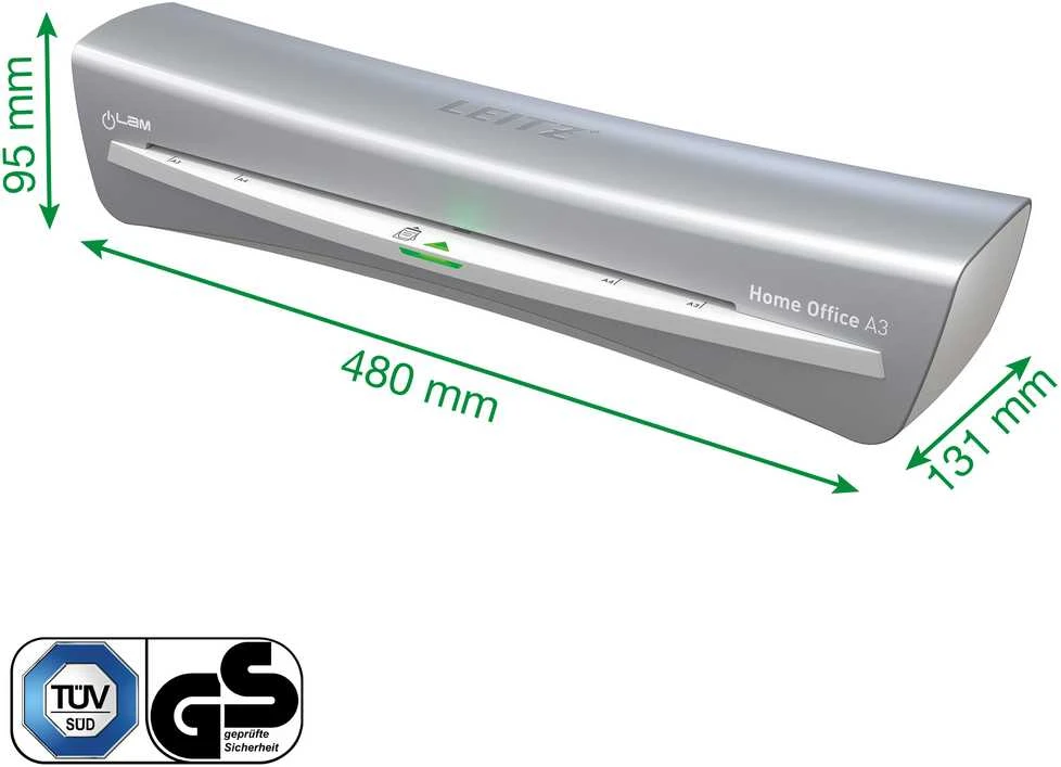 Laminavimo aparatas LEITZ iLAM HOME OFFICE, A3, pilka sp.